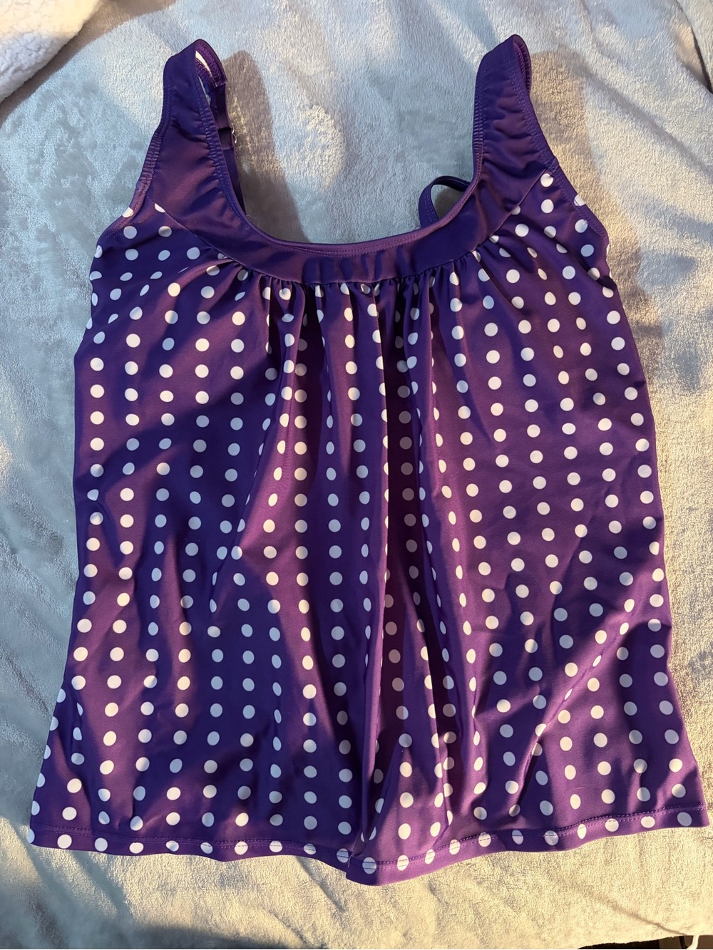 Women’s Purple Polka Dot Tank Top
